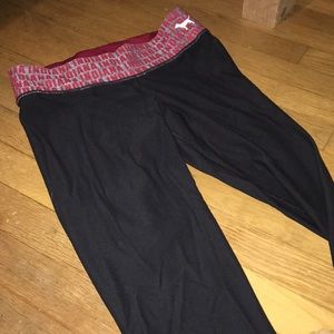 PINK Hoosier reversible leggings